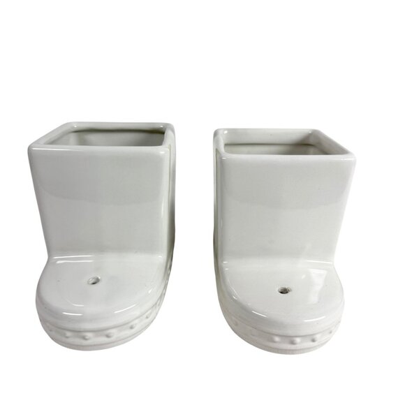 Nora Fleming Pearl Dot Square Cutie Container Stoneware Retired CC01 Lot Of 2 - Picture 3 of 10